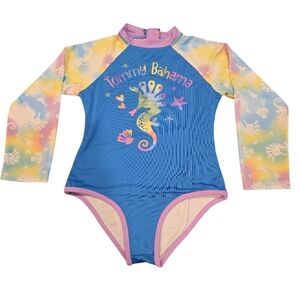 TOMMY BAHAMA SWIMSUIT/RASHGUARD. LONG SLEEVE. SIZE 4T.